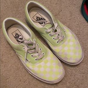 Lime green vans